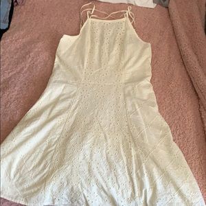 BRAND NEW: Crochet White Dress from Hollister